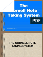Vdocuments - MX - Cornell Note Taking System Notes Developed by DR Walter Pauk Reading Study