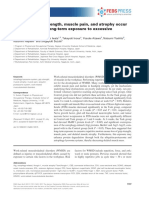 Decreased grip strength, muscle pain, and atrophy occur in rats following long-term exposure to excessive repetitive motion