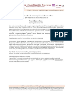 Notas Sobre La Concepcion de Los Suenos en - Andre Sassenfeld J