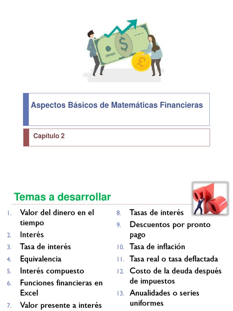 Matemáticas Financieras Esenciales | PDF | Interés | Tasas de interés