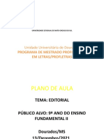 editorial apresentação