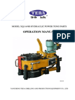 Operation Manual: Model Xq114/6B Hydraulic Power Tong Parts