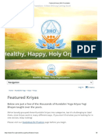 Featured Kriyas - 3HO Foundation