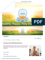 Featured Meditations - 3HO Foundation