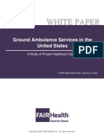 Ground Ambulance Services in The United States - A FAIR Health White Paper