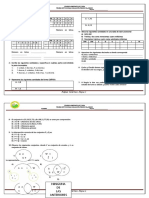 5to - Evaluación Matemáticas 1 Periodo 2021