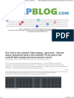 LV Grid in The Nutshell Field Catalog - Domname - Domain Name