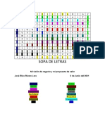 Sopa de Letras . - Visión de Negocios.