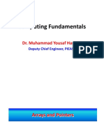 Computing Fundamentals: Dr. Muhammad Yousaf Hamza