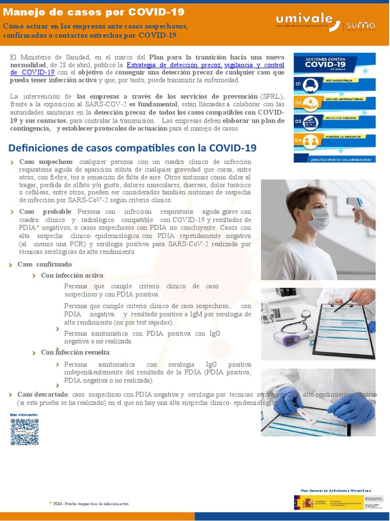 Manejo de Casos Por COVID 19 | PDF | Enfermedad celíaca | Ciencias de ...