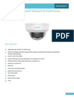 Uniarch IPC-D1E6-AF28K 6MP Vandal-Resistant Network IR Fixed Dome Camera Datasheet V1.0