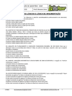 Exercícios - ESAF - Módulo 02 - Aula 001 - Diagramas Lógicos e Lógica de Argumentação