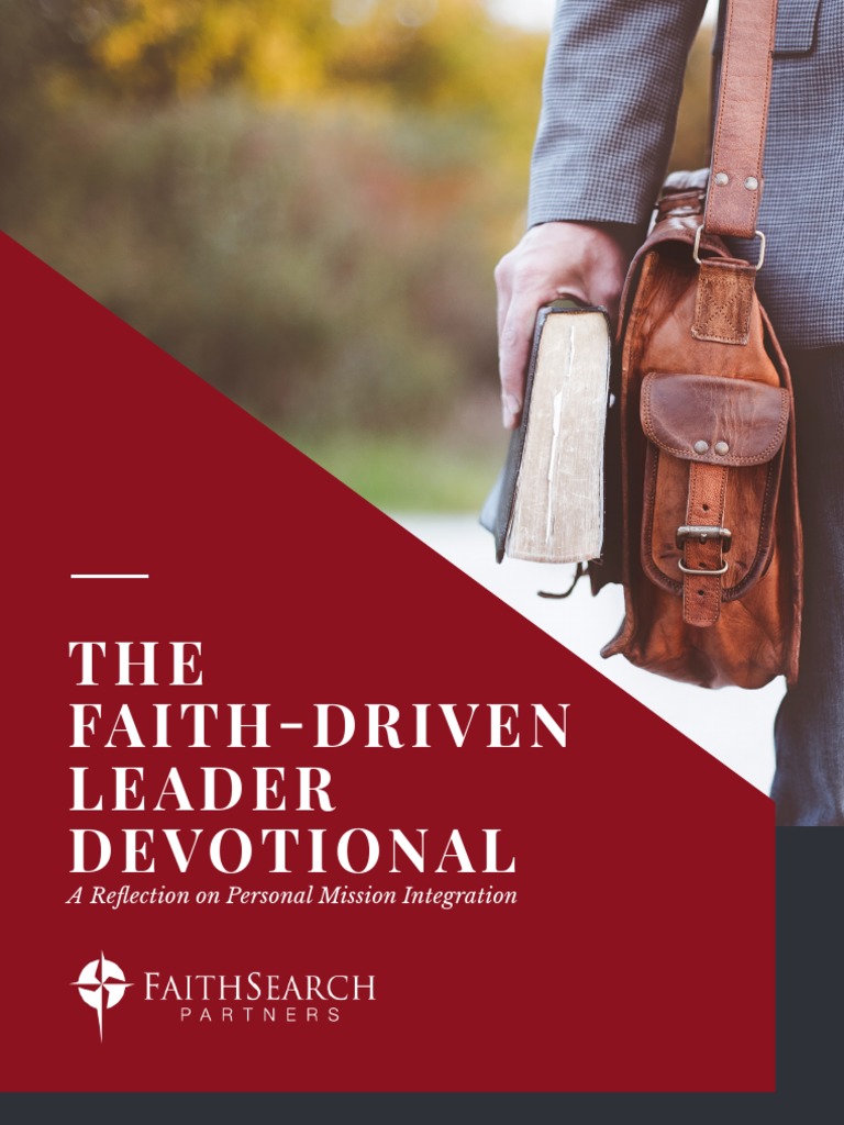 Faith-Driven Leadership Devotional | PDF | Jesus | Forgiveness