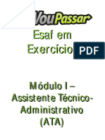 Exercícios - ESAF - Aula 002 - Assistente Técnico Administrativo (ATA-MF)