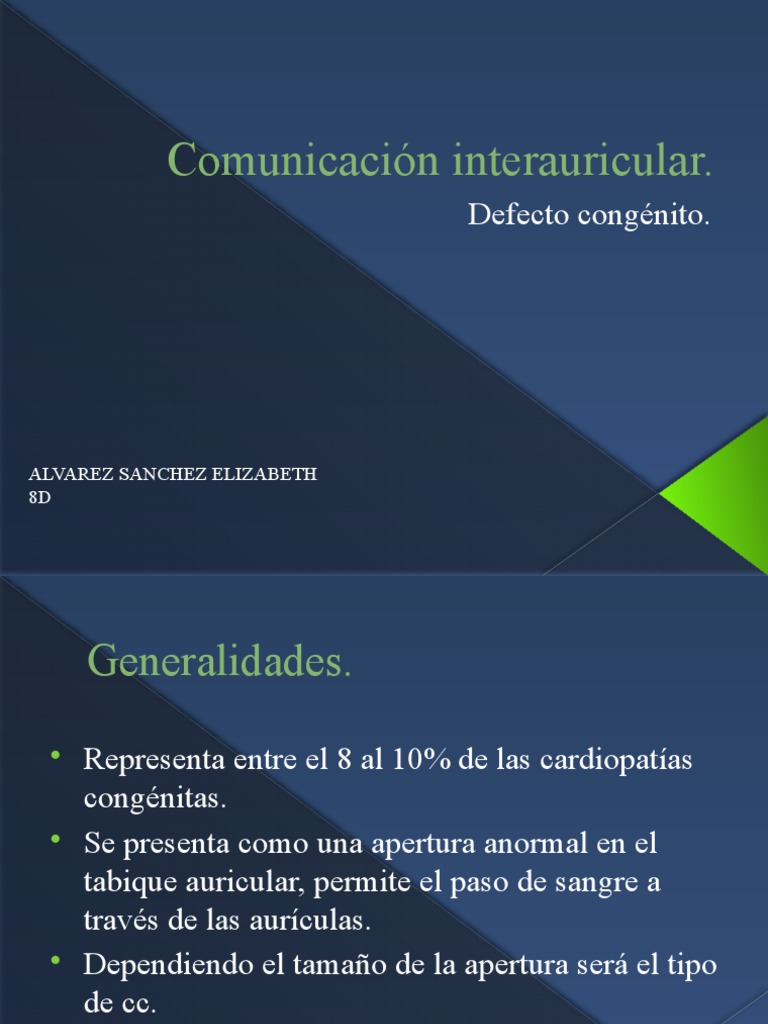 Comunicación Interauricular PDF