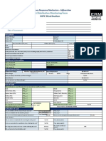 MPC Distribution: Post Distribution Monitoring Form