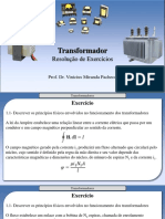 Transformadores - Resolução de Exercícios