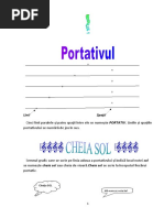 Portativul Si Notele Muzicale | PDF