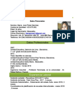 Curriculum Maria Pirela