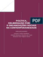 SARDINHA_et_al_LIVRO_Política, Deliberação Pública e Organizações Sociais Na Contemporaneidade - Com ISBN