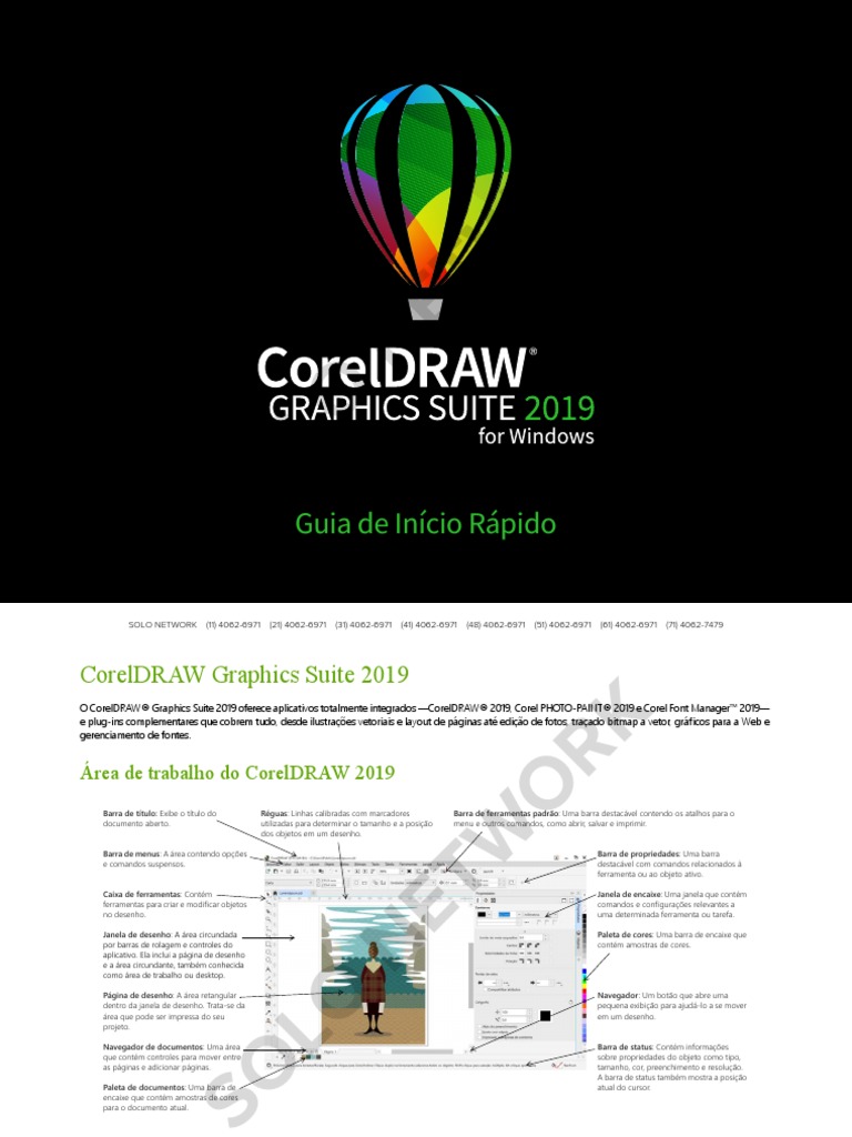 Manual CorelDRAW Graphics Suite 2019 | PDF | Janela (informática ...