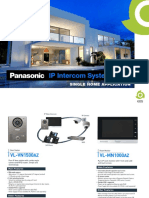 2019 - Panasonic IP Intercom Systems - Single Homes