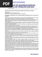 Medidas y Normas de Seguridad en Instalaciones de Gas | PDF | Gases