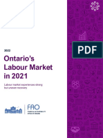 Ontario’s Labour Market in 2021