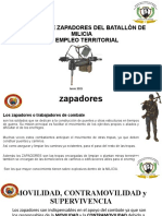 Zapadores militares: movilidad, contramobilidad y supervivencia