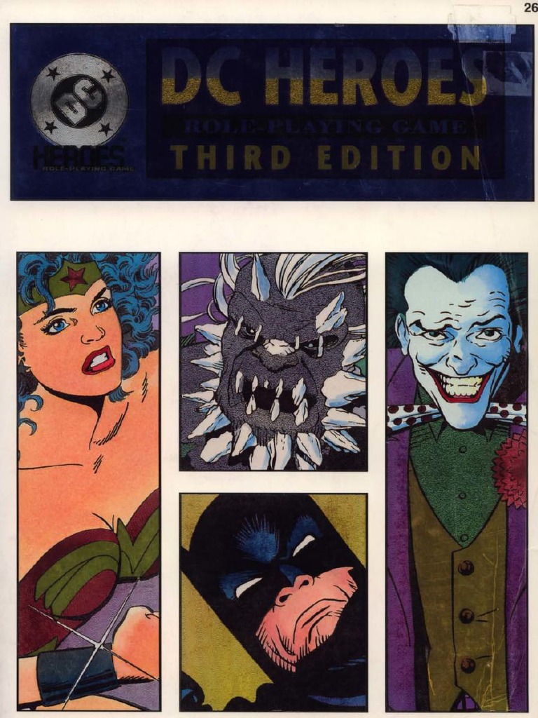 DC Heroes RPG 3rd Edition PDF Free | PDF