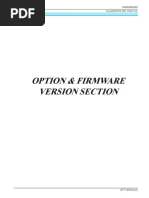 Option & Firmware Version Section: OPTVER00-00