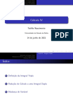 Integral Tripla: Definição, Redução e Mudança de Variável