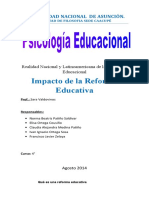 Trabajo Sobre Reforma Educativa