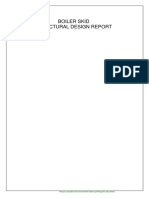 Boiler Skid Structural Design Report