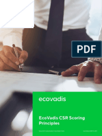 EcoVadis CSR Scoring Principles