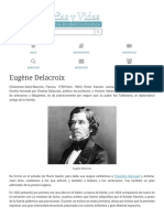 Biografia de Eugène Delacroix