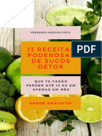 Ebook 13 Receitas Poderosas de Sucos Detox 2.0