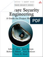 Textbook - Software Security Engineering A Guide For Project Managers A Guide For Project Managers (SEI Series in Software Engineering) by Julia H. Allen