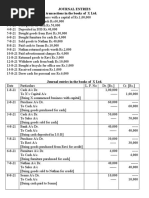 Journal Entries 1. Journalise The Following Transactions in The Books of X LTD