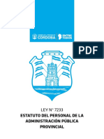 LEY-N°-7233-ESTATUTO-DEL-PERSONAL-DE-LA-ADMINISTRACIÓN-PÚBLICA-PROVINCIAL- 2017