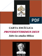 Encíclica Providentissimus Deus - León XIII