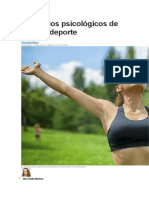 Beneficios Psicológicos de Realizar Deporte