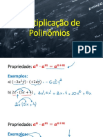 Multiplicação e divisão de polinômios