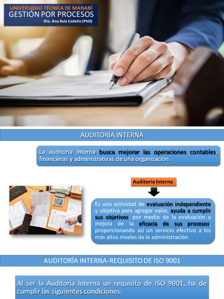 Auditoría Interna y Gestión de Calidad | PDF | Auditoría | Contralor