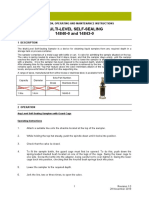 Multi-Level Self-Sealing 14840-0 and 14843-0: Installation, Operating and Maintenance Instructions