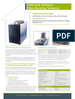 Cold Soak Testing & Filter Blocking Tendency