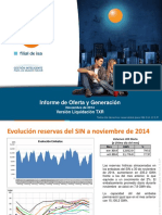 02 Informe Oferta y Generacion TXR 11 2014