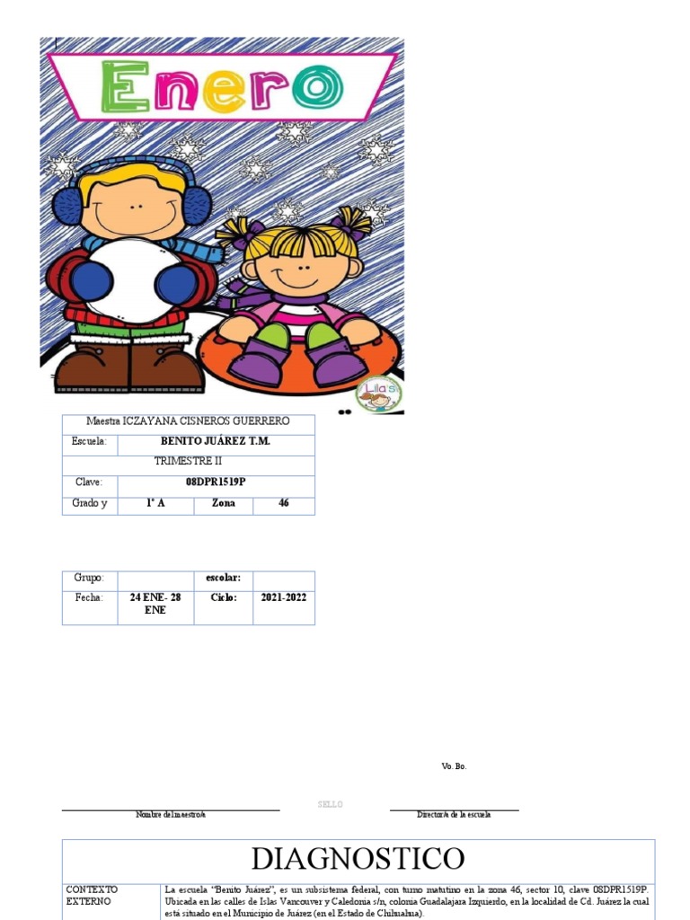 Primer Año Semana 20 | PDF | Educación de la primera infancia | Evaluación