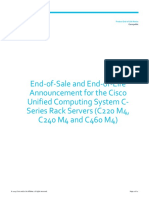 End-of-Sale and End-of-Life Announcement For The Cisco Unified Computing System C-Series Rack Servers (C220 M4, C240 M4 and C460 M4)