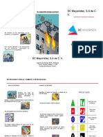 Triptico Instruciones para Combate Contra Incendio